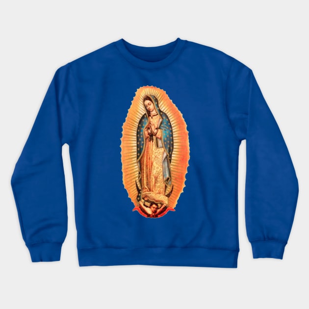 Our Lady of Guadalupe : Nuestra Señora de Guadalupe Crewneck Sweatshirt by Catholicamtees